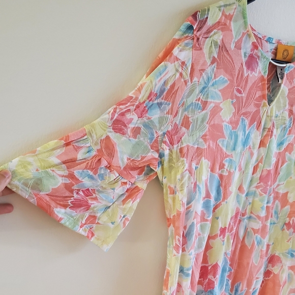 Floral Multicolored Dress Size M by Ruby Rd. - Picture 5 of 9